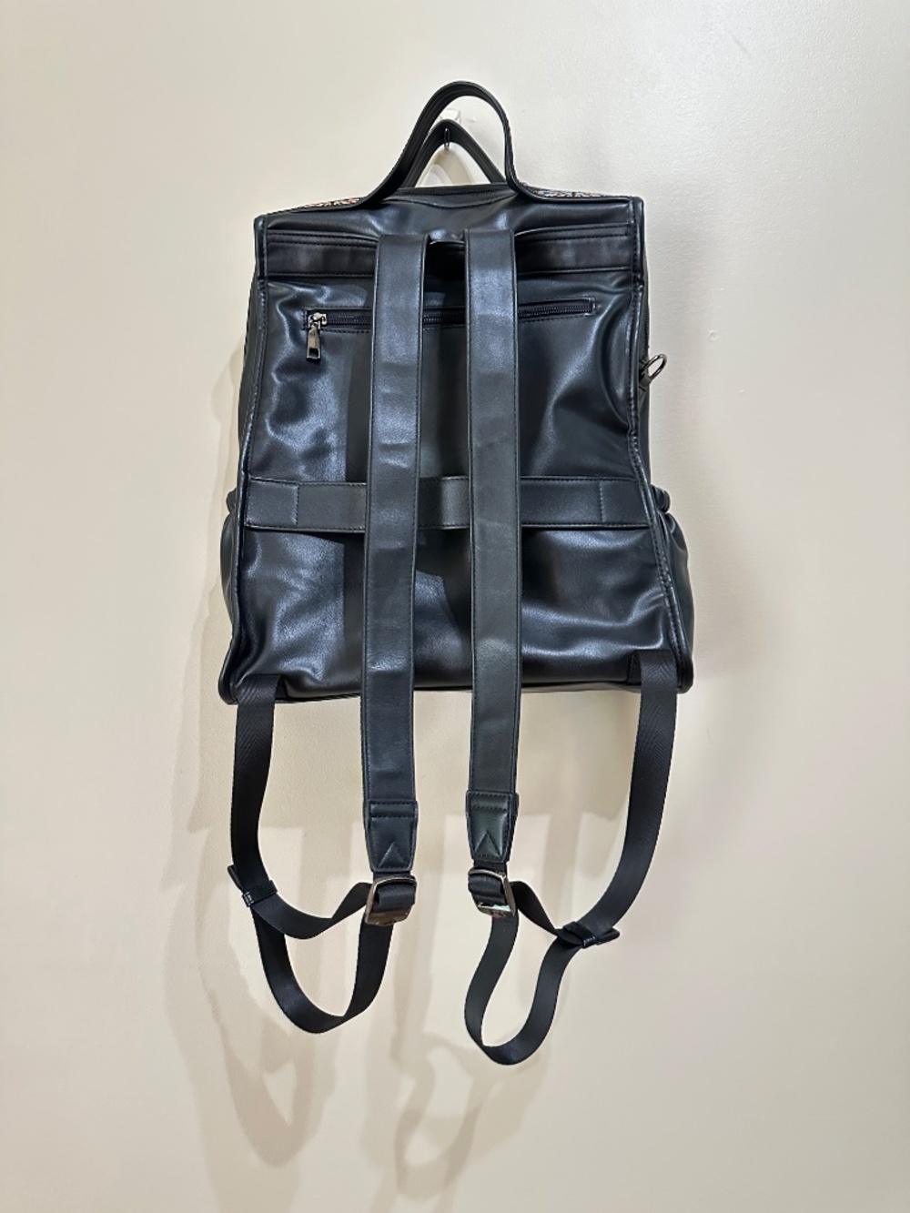 FADEON Leather Laptop Backpack Work Travel Computer Backpack - Picture 8 of 12